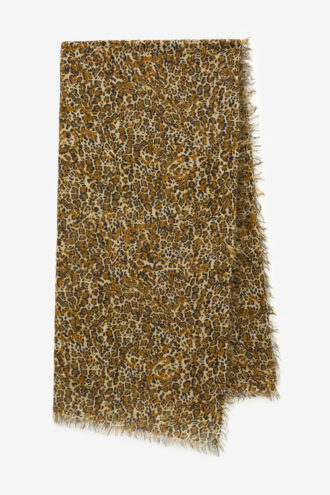 Madicia tørklæde med leopardprint