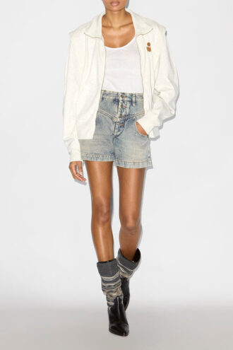 Madilia Sweatshirt med lynlås