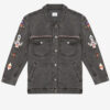 Manona broderet denimjakke