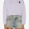 Margo kort bomuldssweatshirt med logo