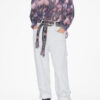 Maria-bluse i bomuldsvoile med print Maria-bluse i bomuldsvoile med print