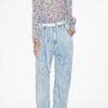 Maria-bluse i bomuldsvoile med print Maria-bluse i bomuldsvoile med print