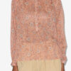 Maria-bluse i bomuldsvoile med print Maria-bluse i bomuldsvoile med print