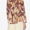 Maria-bluse i bomuldsvoile med print Maria-bluse i bomuldsvoile med print