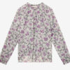 Maria-bluse i bomuldsvoile med print Maria-bluse i bomuldsvoile med print