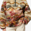 Marner fleece Cloud Print frakke