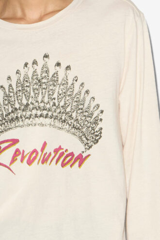 Martine langærmet T-shirt med print