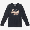 Martine langærmet T-shirt med print