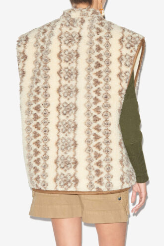 Maximilia vest i fåreskind