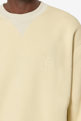 Miker broderet bomuldssweatshirt