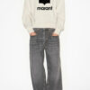 Mikoy bomuldssweatshirt med logo