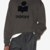 Mikoy fleece sweatshirt med oversized logo