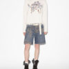 Mikoy Jersey Sweatshirt med broderet logo