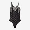 Mildy bodysuit i tyl og blonder