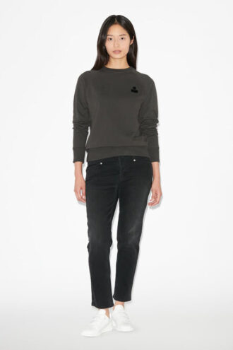 Milla bomulds-sweatshirt med logo