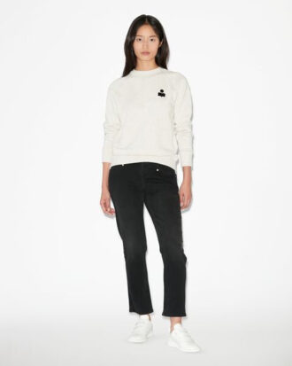 Milla bomulds-sweatshirt med logo