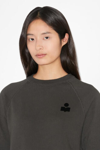 Milla bomulds-sweatshirt med logo