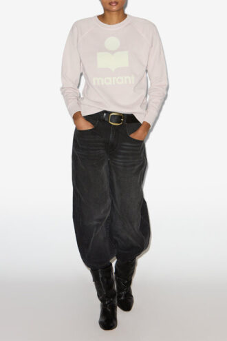 Millyny bomuldssweatshirt med logo