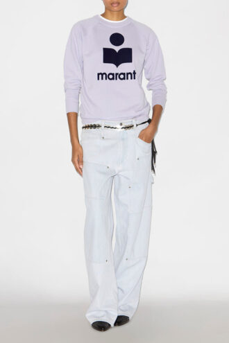 Millyny bomuldssweatshirt med logo