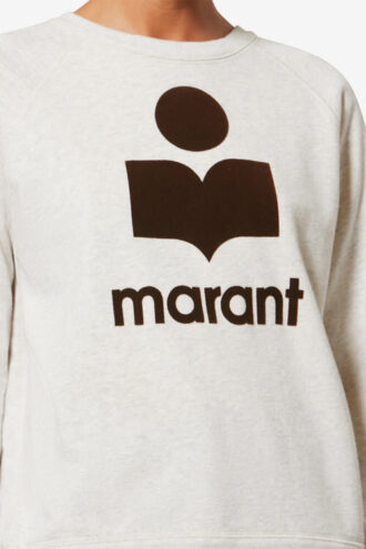 Millyny bomuldssweatshirt med logo