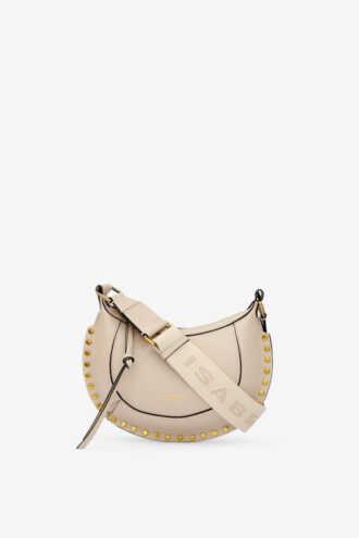 Mini Moon læder skuldertaske baguette