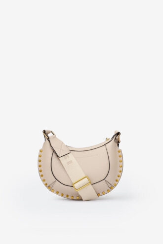 Mini Moon læder skuldertaske baguette