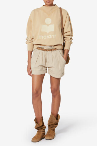 Moby bomuldssweatshirt med logo