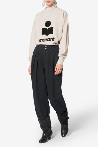 Moby bomuldssweatshirt med logo