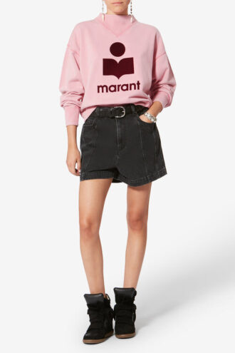 Moby bomuldssweatshirt med logo
