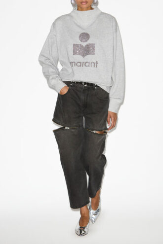Moby bomuldssweatshirt med logo
