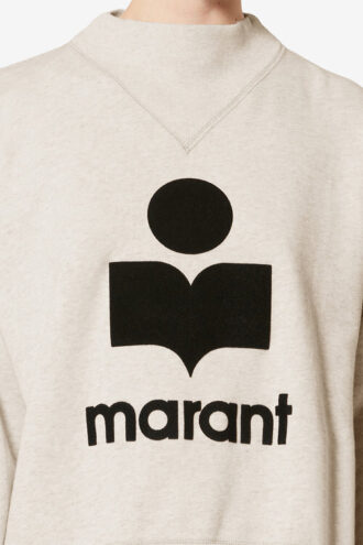 Moby bomuldssweatshirt med logo