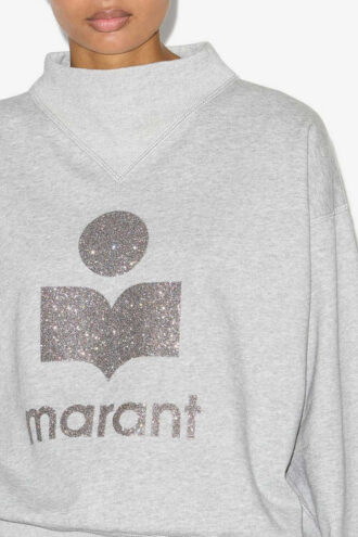Moby bomuldssweatshirt med logo