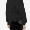 Moby sweatshirt med opretstående krave og logo