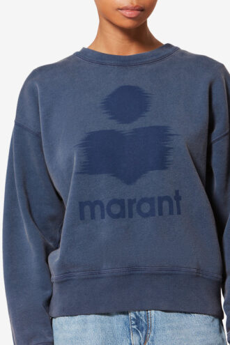 Mobyli bomuldssweatshirt med logo