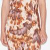 Nadela lang jerseykjole med print