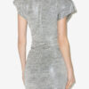 Nadilia kort metallic jerseykjole