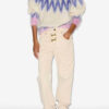 Natania Mohair Fair Isle-mønstret sweater