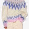 Natania Mohair Fair Isle-mønstret sweater