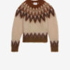 Natania Mohair Fair Isle-mønstret sweater