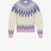 Natania Mohair Fair Isle-mønstret sweater