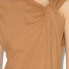 Nayda asymmetrisk bomulds-T-shirt