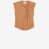 Nayda asymmetrisk bomulds-T-shirt