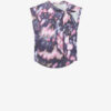 Nayda Asymmetrisk bomulds-T-shirt med print Nayda Asymmetrisk bomulds-T-shirt med print