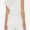 Nayda asymmetrisk T-shirt med korte ærmer Nayda asymmetrisk T-shirt med korte ærmer