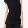 Nayda asymmetrisk T-shirt med korte ærmer Nayda asymmetrisk T-shirt med korte ærmer