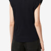 Nayda asymmetrisk T-shirt med korte ærmer Nayda asymmetrisk T-shirt med korte ærmer