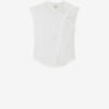 Nayda asymmetrisk T-shirt med korte ærmer Nayda asymmetrisk T-shirt med korte ærmer