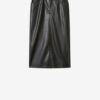 Nelaura Fin og blød pencilskirt i imiteret læder