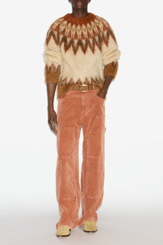 Nicolas Mohair Fair Isle-mønstret sweater