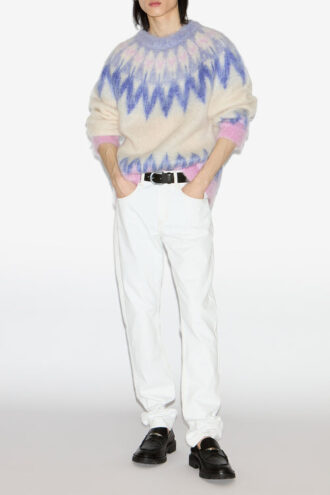 Nicolas Mohair Fair Isle-mønstret sweater